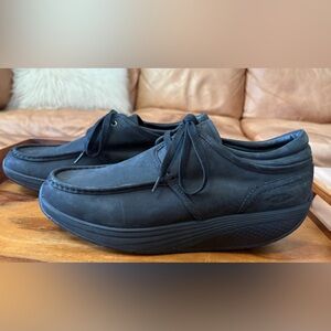 MBT Men’s Black Leather Rocker Shoe